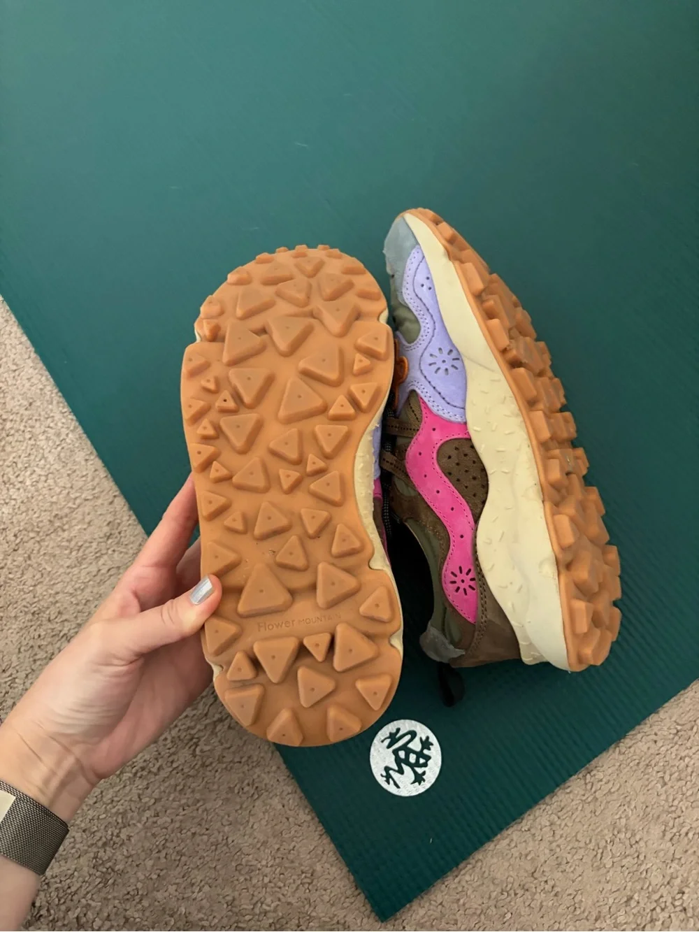 Flower Mountain Multi-Color Stylish Athletic Sneakers
